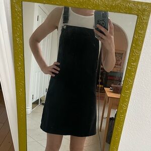 Urban Outfitters black jumper dress Jean denim black 🖤 overalls dress